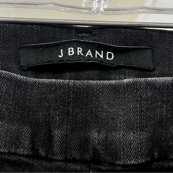 J BRAND Camille Piano Black Skinny Jeans with Side Zip Size 26 - Picture 7 of 12